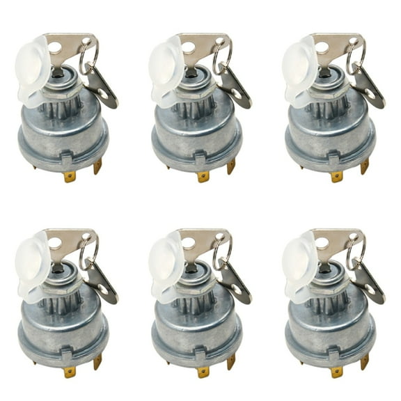 6X Universal Tractor Plant Ignition Switch with Keys Ignition for 128SA 30 275 Case 35670