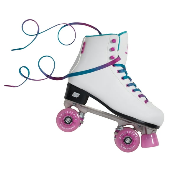 Rollerface HipSkates White, Women’s Outdoor Roller Skates (US Women's 10)