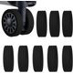 thumbnail image 1 of 8 Pcs Luggage Wheel Covers, Silicone Suitcase Wheel Protector Covers Anti Scratch Luggage Wheel Protector Luggage Compartment Spinner Wheel Covers For, 1 of 4