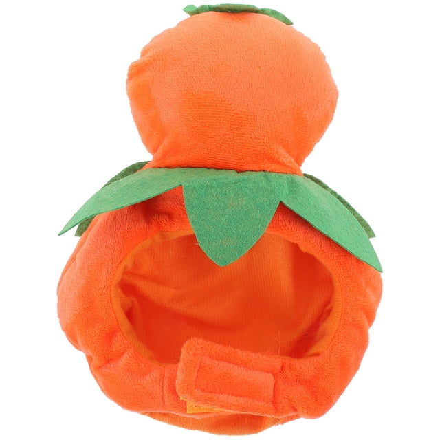 IFANLANDOR Pet Accessories Pet Hat Plush Orange Decorative 1 Set for Cats