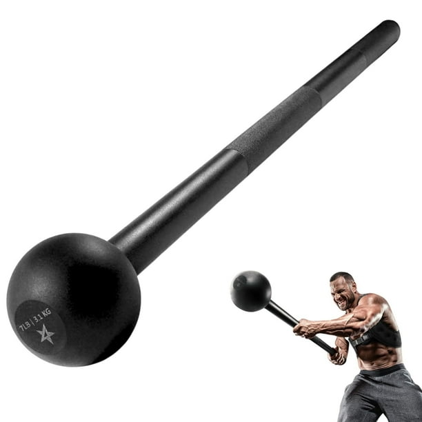 Timbre De Acero Para Entrenamiento Fuerza Hombros Agarres Y Antebrazos Mancuerna 7 Unisex Adulto, A.7lbs, A.7lbs
