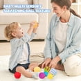 thumbnail image 2 of Bolas sensoriales Adena Montessori, paquete de 8, para niños de 1 a 3 años, 2 of 9
