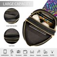 thumbnail image 3 of FORMRS Womens Crossbody Sling Bag Travel Daypack Shoulder Chest Backpack, Green Wavy Pattern, 3 of 7