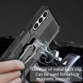 thumbnail image 3 of Frusde for Samsung Galaxy S24 Ultra S24 Plus S24 Case with Belt Clip Holster Kickstand Hard PC Shockproof Cover, 3 of 6