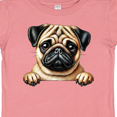 thumbnail image 4 of Inktastic Cute Pug Illustration Boys or Girls Baby T-Shirt, 4 of 5