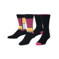 thumbnail image 3 of TeeHee Men's Cotton Crew Dress Socks 6-pack (Wide Stripe), 3 of 4