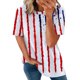 thumbnail image 1 of Blusa informal de manga corta con cuello redondo y hombros descubiertos para mujer Fridja  hjk3762, 1 of 5