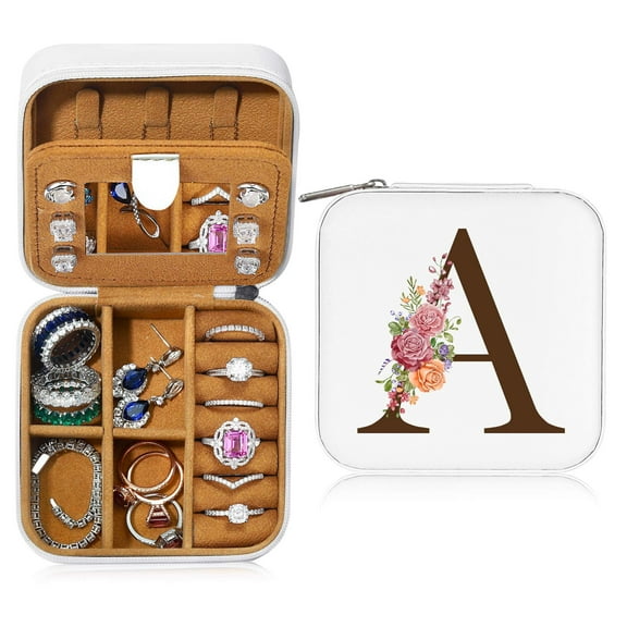 TINGN Small Jewelry Box Jewelry Case Organizer Jewelry Holder Travel Essentials Personalized Birthday Gift Women Teenage Teen Girl