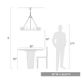 thumbnail image 2 of Golden Lighting Alastair 9-light Chandelier in Matte White, 2 of 4