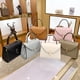 thumbnail image 2 of Bolso Kelly de piel auténtica nuevo de 2024, diseño de nicho, moderno y sencillo, con cierre, bolso cruzado de mano para mujer, 2 of 5