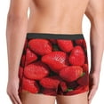 thumbnail image 3 of Goofa Strawberry Red Printed Men's Boxer Briefs Underwear, Moisture-Wicking Underwear, Trunk,Soft and Breathable Cotton Underwear-, 3 of 9
