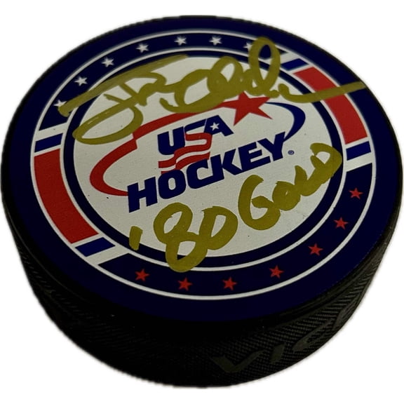 Jack O'Callahan Signed USA Hockey Puck