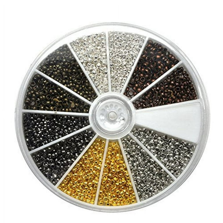 Mandala Crafts Metal Bead Caps for Jewelry Making Bulk Assorted