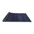 thumbnail image 2 of Ahgly Company Indoor Square Abstract Blue Modern Area Rugs, 3' Square, 2 of 4