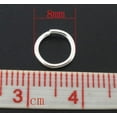 thumbnail image 4 of HDSupplies 200 Pieces - 8mm Jump Rings Bright Silver Tone - 16 Gauge, 4 of 4