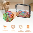 thumbnail image 4 of NUAHRHY Large Toy Storage Bags Waterproof Toy Organizer Bags with Zipper Space-Saving Toy Bags Clear Toy Organizer Bags for Children, 4 of 7