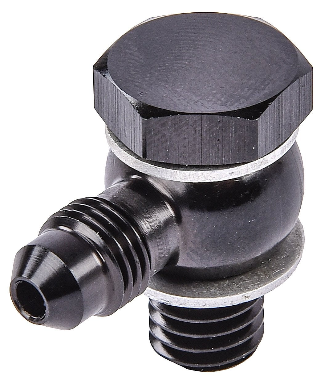 JEGS 100683 AN Banjo to Metric Bolt Adapter Fitting [3 AN Banjo, 10 mm