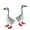 2PCS  A2, variant on Minibee Desk Goose Key Holder, Cute Desktop Goose Statue Resin Duck Figurine, 6.5" Funny Keychain Hanger for Home Office Desk Decor