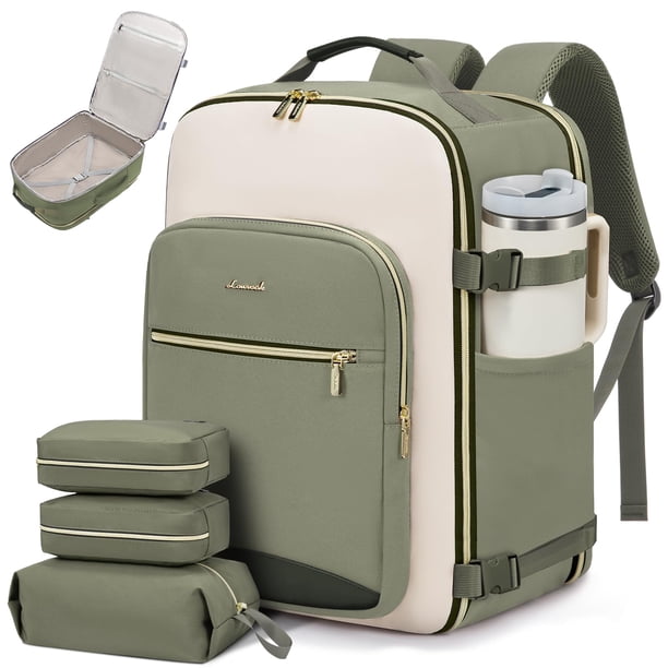 Mochila de mano LOVEVOOK de 50 litros para mujer y hombre con 3 cubos