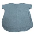 thumbnail image 2 of Matty M Womens French Terry Tee Top,Green,Small, 2 of 2