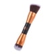 thumbnail image 5 of WORGEOUS Pincel de maquillaje portátil de doble extremo 1pc Mujeres sueltas en polvo rubor rosa oro oro, 5 of 8