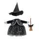 thumbnail image 1 of Disfraz De Bruja De Halloween Para Porche, Falda, Sombrero Y Escoba Para Exteriores, Hogar Y Patio Trasero., 1 of 8