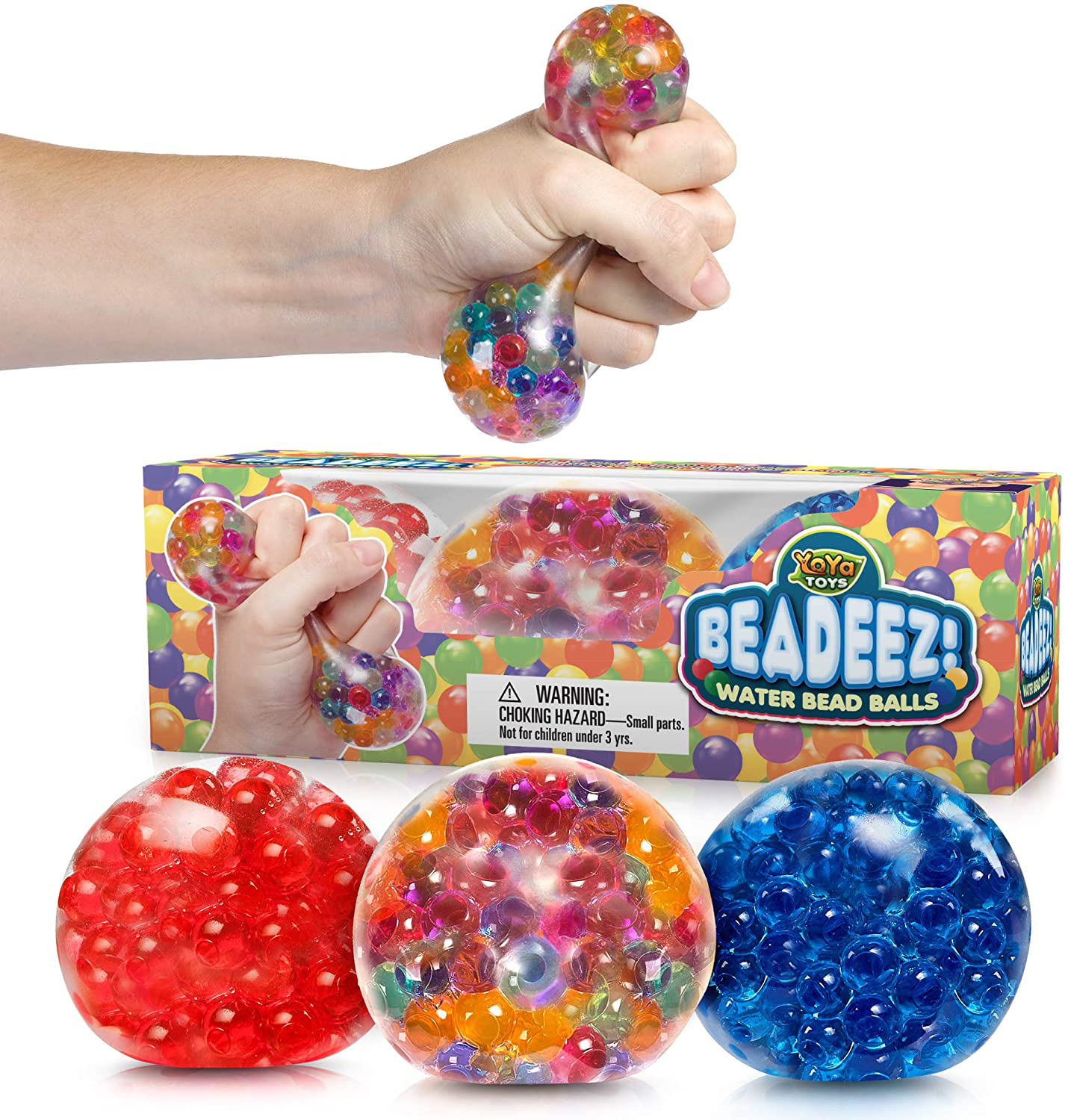 3-Pack Calming Sensory Squee Yoya Toys Dna Penguin Stress Balls - Stimulating 