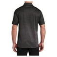 thumbnail image 2 of Yellow Rooster Mens Ombre Heather Polo Grey/ Black 4XL, 2 of 8