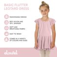 thumbnail image 7 of Elowel Girls Leotard Toddlers Dress for Gymnastics Dance Ballet Baby Pink Size 12-14, 7 of 7