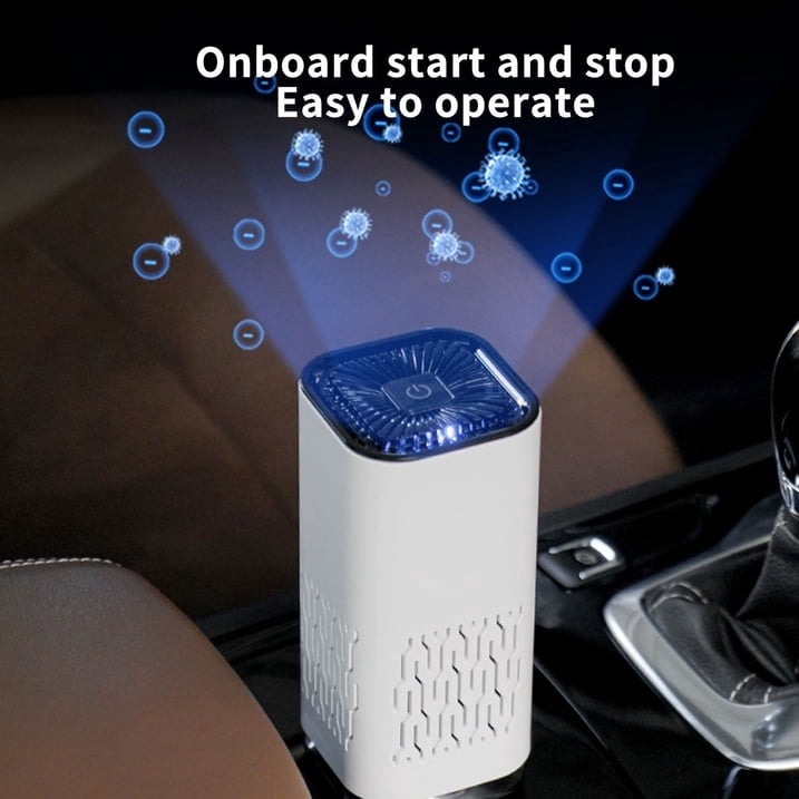 Small car air purifier, portable allergy air purifier, deodorizer, with USB power supply, suitable for home offices, bedrooms, and car interiors