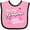 Pink and Black, variant on Inktastic For My Grandma-Breast Cancer Awareness Boys or Girls Baby Bib