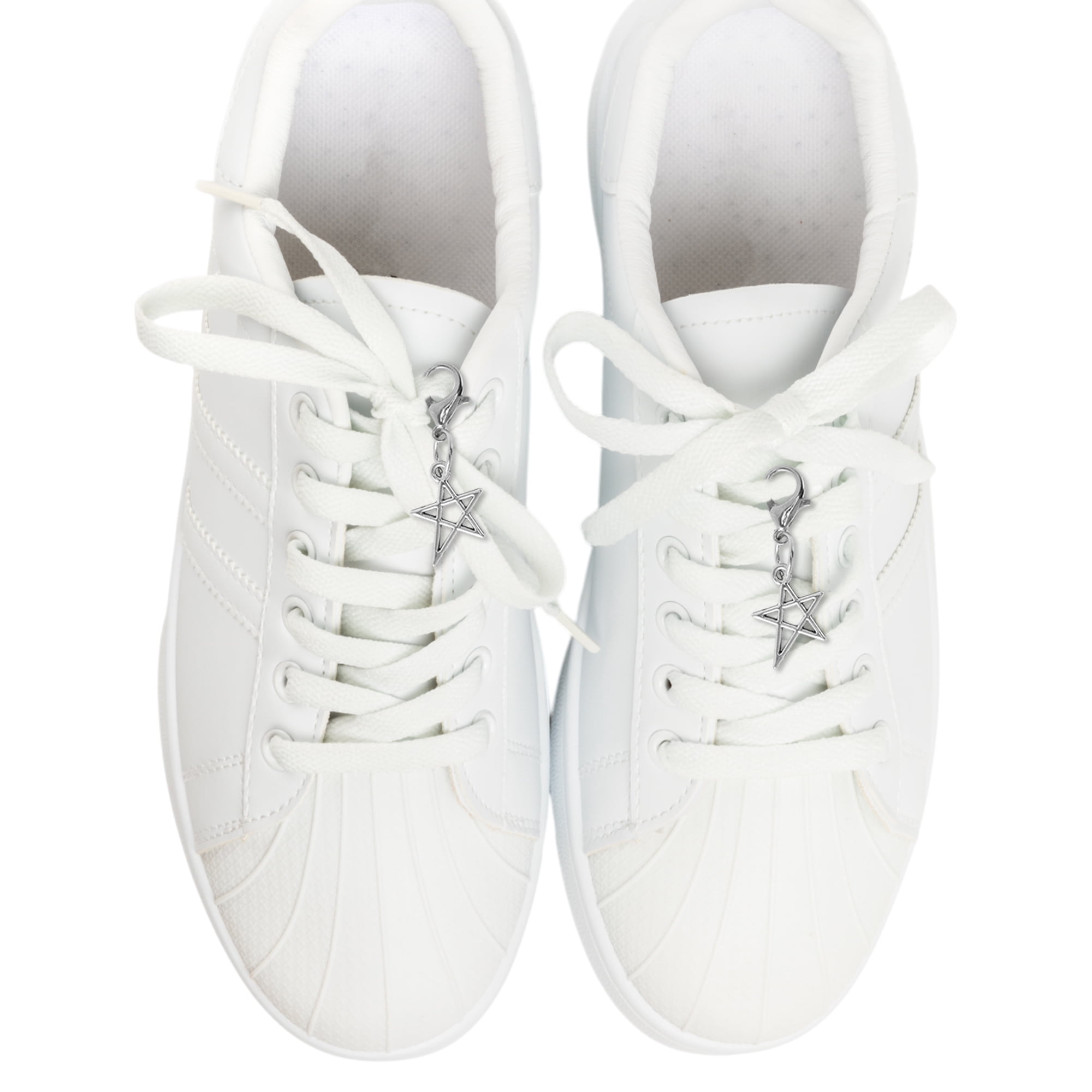 Unique Bargains Stylish Shoelace Charm Set for Custom Footwear Cutout Star