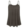 thumbnail image 3 of Long Vest,Flowy Tank Top for Women,Loose Cami,Pleated Dressy Swing Spaghetti Strap Camisole, 3 of 4