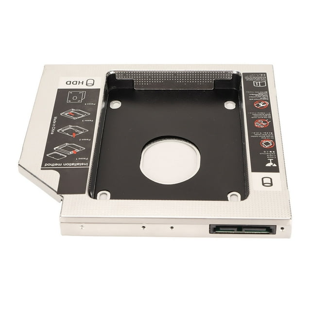 Convertidor SSD, Material Plástico Compatible Amplio, Bahía General Para Carrito De Disco Duro De 2,5 Pulgadas Y 12,7mm Para Ordenadores Portátiles