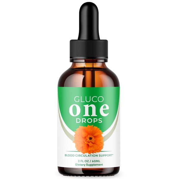 Gluco One Advanced Formula Drops Natural Support Supplement GlucoOne 30 Servings