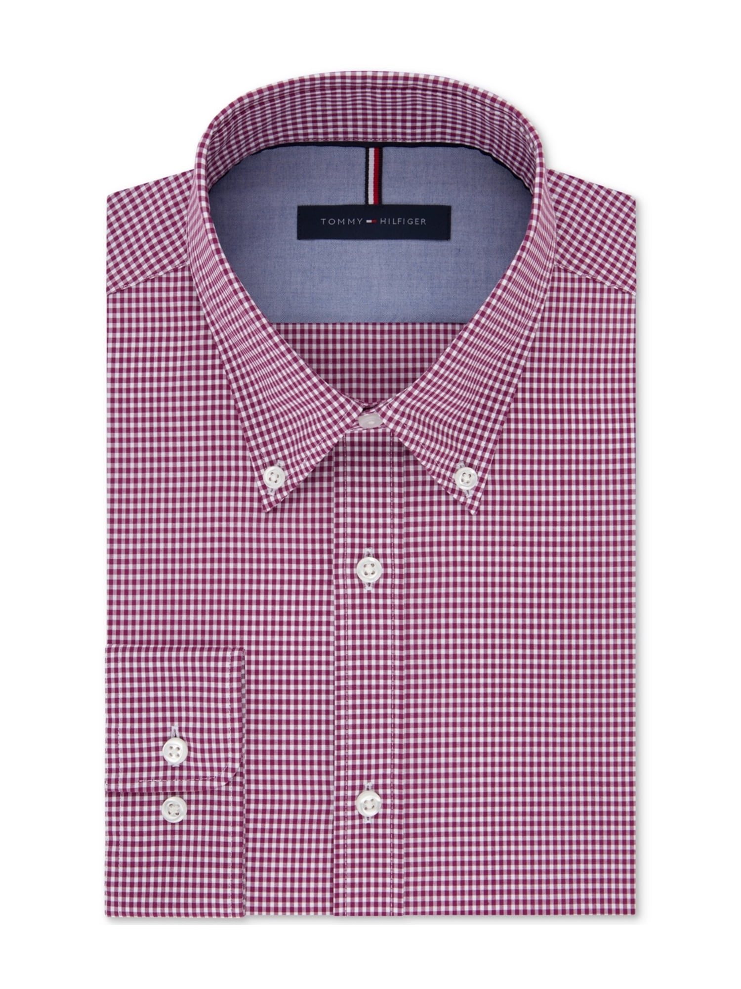 tommy hilfiger men's athletic fit dress shirt