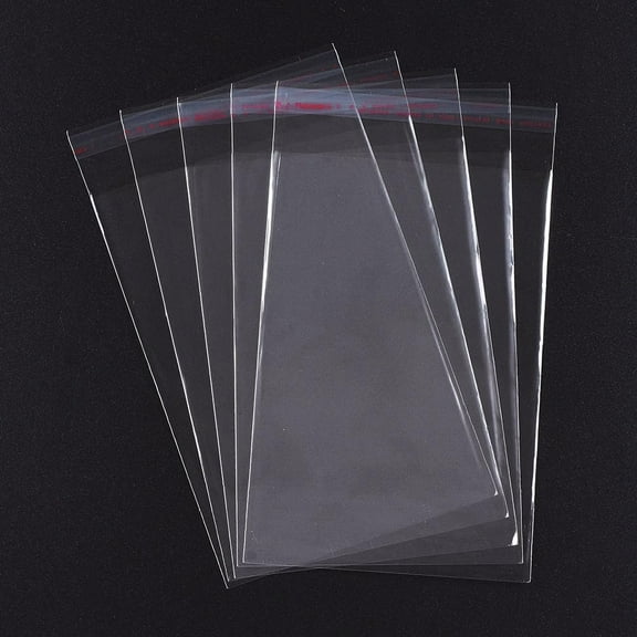 Generic 200 Pcs Clear Cellophane Bags 17x10cm - Lipstick Packaging Cookies Candy Gifts Party Favors - Transparent Solid Floral - Gift Bags - Amazon Gift Wrap - Formal Event for diy