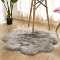 thumbnail image 3 of Faux Sheepskin Sheepskin Rug, Super Soft Faux Fur Sheepskin Mattress, Long Fur Look, Comfortable Sheepskin Mattress, Sofa Cushion Plum 45*45cm, 3 of 3