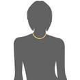 thumbnail image 4 of JewelStop 10k Solid Yellow Gold 5mm Super Flexible Silky Imperial Herringbone Necklace 16 in, 4 of 5
