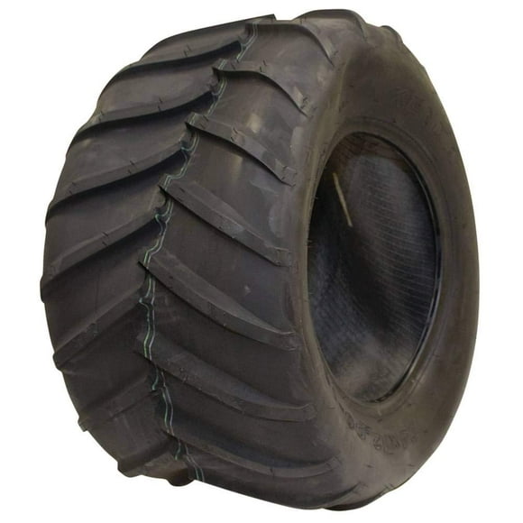 Stens 160-673 Pneu Compatible Avec/de Remplacement pour Kenda 10472128AB1, 25121005 Capacité 1700, 20 PSI Max, 4 Plis, Taille de Jante 12 Pouces, Taille de Pneu 24x12.00-12, Bande de Roulement à Chevrons, Tondeuses Sans Chambre