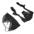 thumbnail image 1 of Conjunto de lencería con sujetador negro sujetador de lencería de encaje transparente pantalones cortos moda romántica para mujer para la noche ANGGREK Otros, 1 of 8