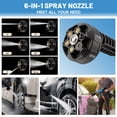 thumbnail image 3 of 990 PSI Cordless Pressure Washer  ,Portable Handheld Power Washer ,  6-in-1 Swivel Nozzle, 16.4FT Hose,for Car Yard Fence Wall Cleaning and Garden Irrigation, 3 of 10