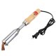 thumbnail image 3 of Soldador eléctrico de alta potencia con mango de madera aislado de 200 W, soldador eléctrico doméstico, soldador, enchufe de EE. UU., 3 of 8