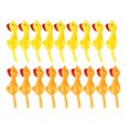 thumbnail image 4 of 18 Pcs Jouet Poulet à Éjection Créatif Léger en Caoutchouc Farce Doigt Jouet Volant, 4 of 8
