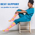 thumbnail image 4 of Medical Compression Socks for Women & Men, Support Knee High Socks for Running,Nurses,Travel, 4 of 5