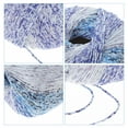 thumbnail image 4 of rollo de 133 m de hilo de algodón degradado teñido en color para tejer a mano, bufandas, gorros, chal, suéteres, mantas, disfraces (azul cielo)., 4 of 6