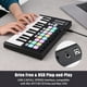 thumbnail image 4 of Teclado MIDI WORLDE Orca mini25 con 25 teclas y pads iluminados RGB - Compatible con Windows y Mac OSX - Incluye cables USB y MIDI - Color negro y blanco - Dimensiones compactas 31.9x19.3x5cm, 4 of 6