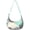 Greenish-blue-21, variant on Colorful Abstract Corduroy Shoulder Bag for Women Vintage Crescent Crossbody Bag with Adjustable Strap Floral Hippie Sling Purse for Travel Daily Outdoors