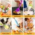 thumbnail image 6 of TINANA 26PCS Stainless Steel Mixing Bowls with Lids Set, Nesting Mixing Bowl Set with Non-Slip Bottom Graters Tools Gadgets, 7/4/3.5/2.5/2/1.5QT Metal Salad Bowls for Serving Prepping Baking, Black, 6 of 6