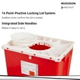 thumbnail image 3 of McKesson Prevent Biohazard Sharps Container, Lockable, Puncture-Resistant - 18 gal, 1 Ct, 3 of 5